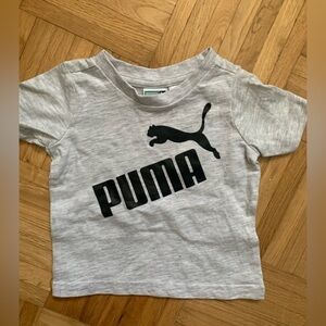 4/30$ Puma short sleeve unisex 0-3 months